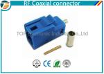 Low Loss FAKRA Female Male RF Coaxial Connector RG174 Double Locked