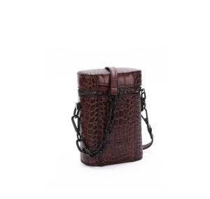 Wholesale Crocodile Embossed PU Phone Bag 12cm 17cm Leather Phone Case With Strap from china suppliers