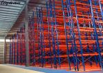 Optional Color VNA Racking , Narrow Aisle Pallet Racking Steel Rolled Craft