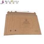 Kraft Tear Strip Paper Cardboard Shipping Envelopes A4 / A5 Size OEM