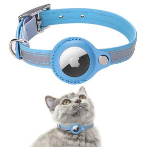 Wholesale Adjustable GPS AirTag Dog Collar Small Animals Dog Collar With Airtag Holder from china suppliers