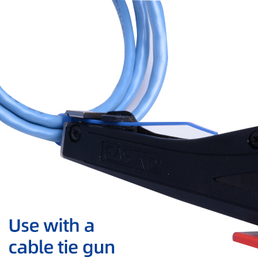 4.8*200MM Self-locking ETFE Cable Zip Ties Wraps Electrical Application Blue Wrap Tie Belt