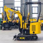 Hydraulic Tiny Mini Excavator 1500kg CE EPA Compact Digging Equipment