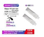 Fast Speed Usb C SSD Flash Drive 1tb USB 3.2 Flash Drive High Performance