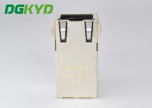 Wholesale Tab Up Gigabit Shield 33 Mm RJ45 With Transformer Light Band from china suppliers