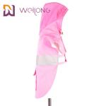 Adjustable Hoodie Pet Raincoat Real Pocket Reflective Dog Raincoat With Hood
