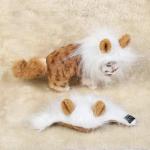 Fashionable Faux Fur Pet Wigs Soft Texture Multiple Sizes Hypoallergenic Stylish