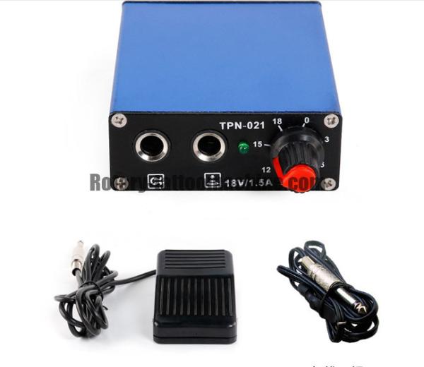 Compact Tattoo Gun Power Supply , Tattoo Power Box TPN-021 Output 0-18 Voltage 1