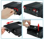 HDD Vehicle Mobile DVR 8ch 1080p AHD IPC Video Recorder For Car Fleet Solutions
