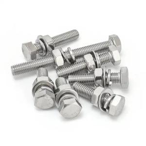 Wholesale Stainless Steel 8.8 Grade Hex Head Bolts Right Hand NPT Thread in 120 Thread Length from china suppliers