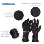 3mm Neoprene Anti-Slip Thermal Five Finger Surfing Gloves for Diving and