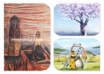 11.6 Inch Pad Automatic Vertical Wall Printer Machine Colorful 3d Wall Painting