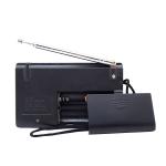 Silvery Pocket AM FM Radio The Perfect Portable Solution for Your Favorite Music