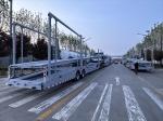 New double-layer steel design for car towing, trailer, transport vehicle, semi