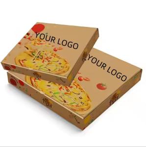 Wholesale Wholesale Custom Biodegradable Kraft Pizza Box Fast Food Takeaway Packaging from china suppliers