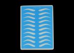 Blue Permanent Makeup Practice Skin Rubber Training Goods For Beginner