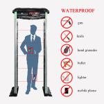 ABS Material Arch Walk Through Security Gate Sound Led Alarm For Outdoor /