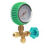 Three Way Brass Single Manifold Pressure Gauge Non Toxic Of Refrigeration Parts
