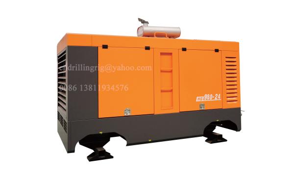 Diesel Engine High Pressure Portable Screw Air Compressor for Water Well
