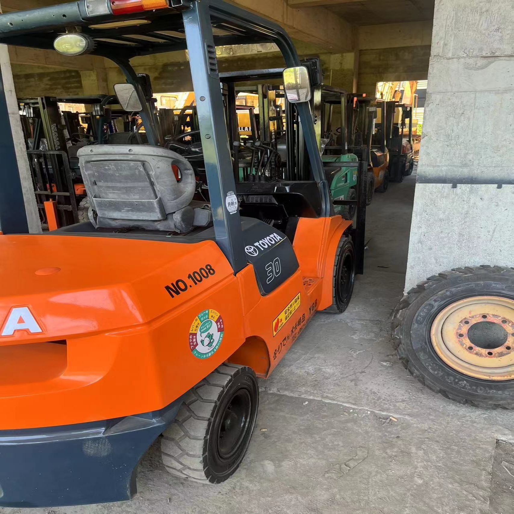 Electric Toyota Used Forklift 3 Ton For Factories Construction