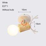 Wooden Ceiling Lamp Modern LED Ceiling Light for Bedroom Living Room Corridor