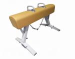 Yellow and White Senior Pommel Horse The Perfect Equipment for Gymnastics