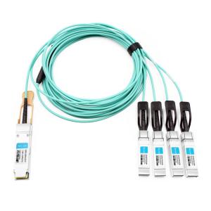 Wholesale Brocade 100G-Q28-S28-AOC-2501 Compatible 25m (82ft) 100G QSFP+ to Four 25G SFP28 Active Optical Breakout Cable from china suppliers