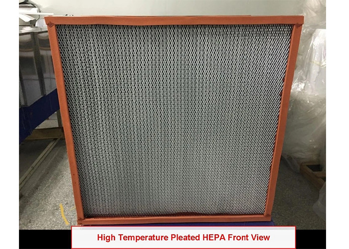 99.99% Box H13 And H14 HEPA Filters Galvanized Steel Frame