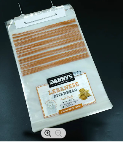 Transparent plactic bread bag Poly Bags Recycled and Sustainable