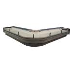 Large Display Area Deli Display Fridge Fresh Meat Refrigerated Showcase