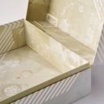 Eco-Friendly Portable Rigid Paper Storage Gift Box Packaging with Light Weight
