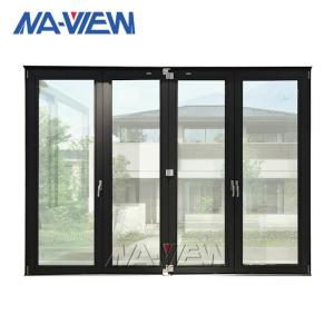 Wholesale Guangdong NAVIEW Standard American Large Long Aluminum Side Bifold Folding Multifold Sliding Windows For House from china suppliers