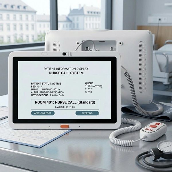 Hospital Bedside Information Screen Supplier for Smart Ward Display