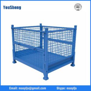 Wholesale Warehouse collapsible steel storage cages from china suppliers