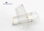 Hot Gold Stamping Lines Plastic Pillow Boxes Light Weight Convenient Carrying