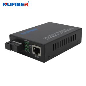 Wholesale NF-5201G-S20A/B 10/100/1000M POE Powered Switch 1*1000M Fiber Port Single Fiber Single Mode 1310nm/1550nm SC 20KM from china suppliers