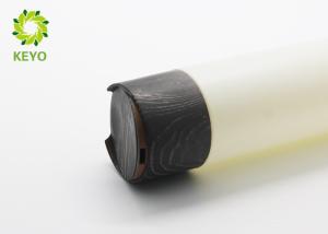 Wholesale Round HDPE Material Empty Shampoo Bottles 250ml With Wooden Color Press Cap from china suppliers