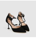 ZM031 A857-8 New Korean Style Strappy High Heel Pointed Sexy Single Shoes Women