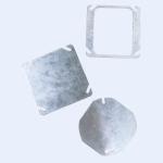 Zinc Plated One Gang UL Listed Steel Metal Mud Rings 1.20mm 1.60mm Thickness