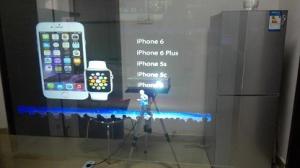 Wholesale Self Adhesive Rear Projection Window Film / Transparent Holographic Film Outdoor from china suppliers