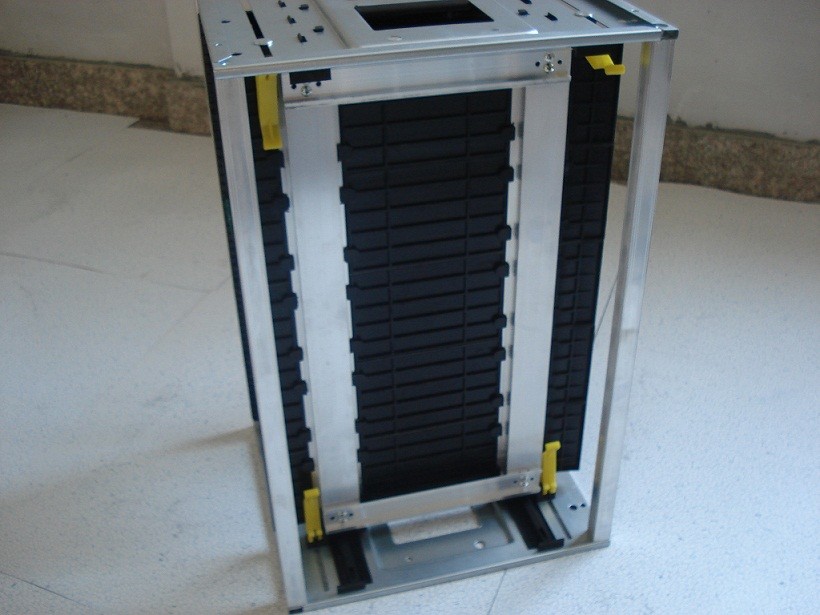 355*320*563mm ESD PCB Magazine Rack Antistatic SMT PCB Storage Cart For PCB Production Line