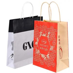 China Silver Tote Bag Paper Carry Garment Clothing Shoes Boutique Packaging Take Away on sale