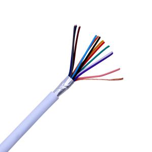 Wholesale Exact Cables 18x0.22mm2 Shielded Stranded CPR Eca Control Cable with Drain Wire 7*0.2mm from china suppliers