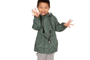 Wholesale Lightweight Olive Green Polyester Childrens Parka Coats For Winter from china suppliers