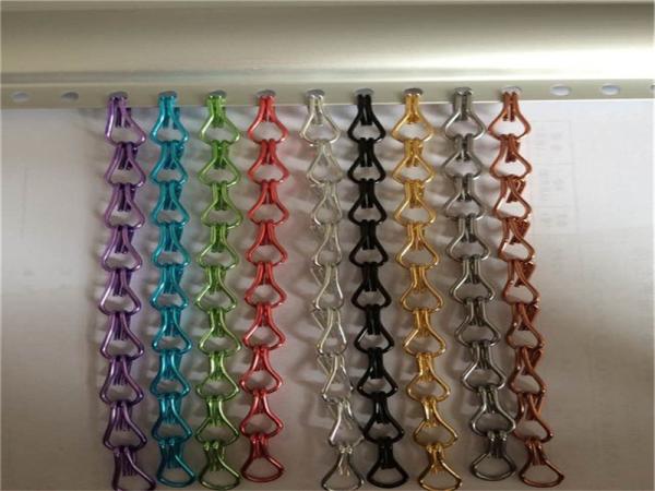 Aluminum Chain Curtain Fly Screens/Anodized Fly Door Chain Curtains