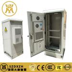 Galvanized Steel Outdoor Power Cabinet IP55 1.4M Outdoor Power Enclosures With