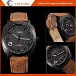 CURREN 8139 Fashion Business Watch Stainless Steel Caseback Army Watch Man