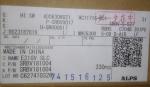 SRBV181004 SMD DIP Switch , ALPS Rotary Switch SP8T 8 Flatted Shaft PC Pins 0.3A