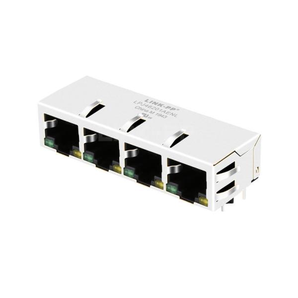 Belfuse SI-60096-F Compatible LINK-PP LPJ46201AENL 10/100 Base-T Tab Down Green