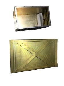 Wholesale Vacuum Brazed Copper Water Cooling Plate for liquid cooling solutions from china suppliers